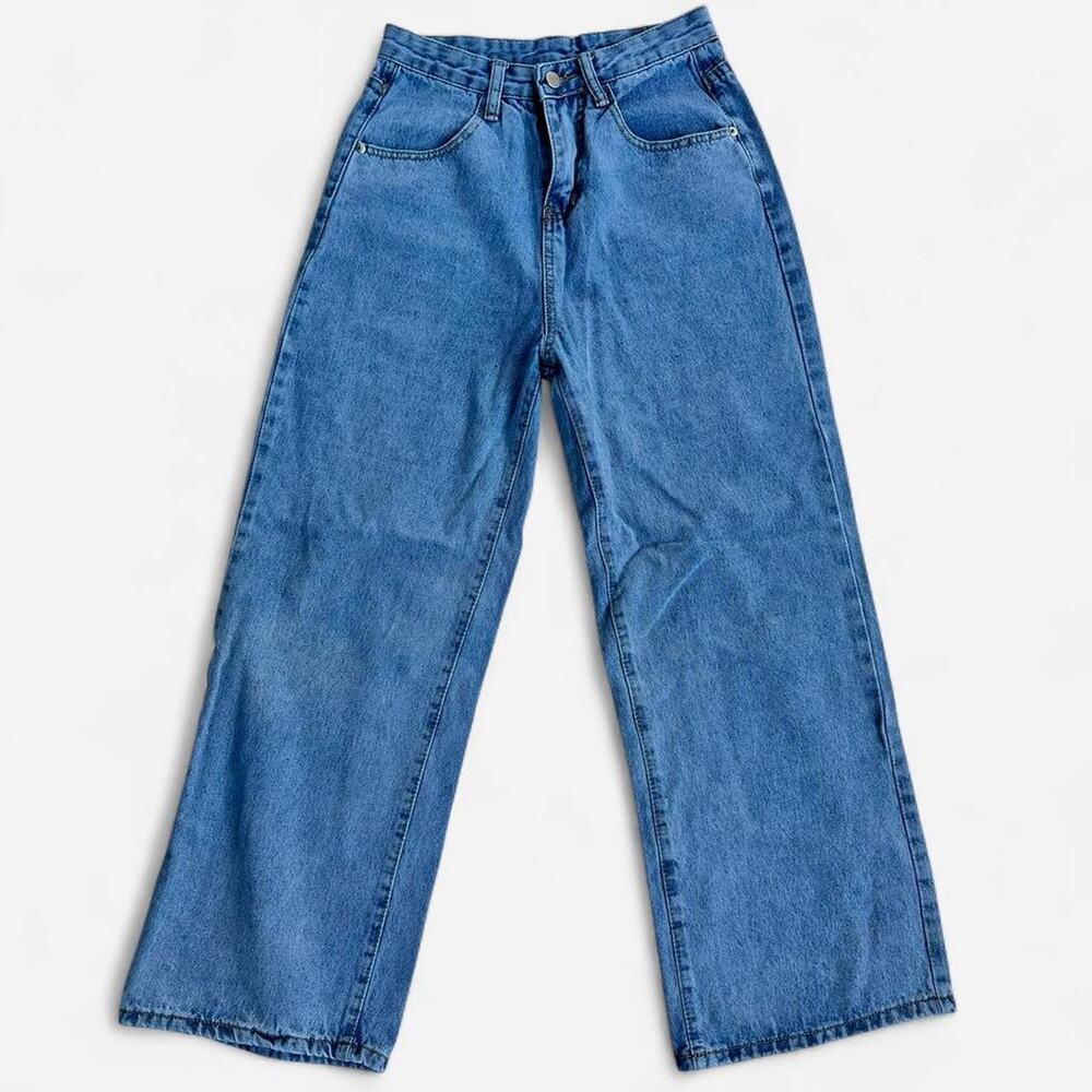 Vintage inspired denim jeans